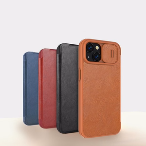 Чехол Nillkin Qin Pro Leather Apple iPhone 14 Plus синий