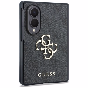 Juodas „Guess Big 4G Logo“ dėklas, skirtas „Samsung Galaxy Z Fold8“
