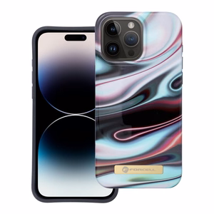 FORCELL F-PROTECT Mirage dėklas telefonui suderinamas su MagSafe IPHONE 15 Pro Max švytėjimas