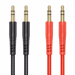 Audio adapteris Hoco UPA24 3,5mm į 3,5mm (p-p) juodas