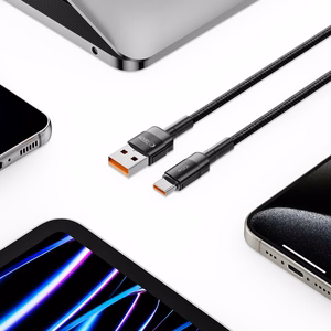 Tech-Protect UltraBoost Evo кабель USB-C USB-A 100W 5A 0.5м - чёрный