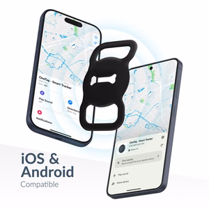 Beeep OneTag paieškos žymeklis šunims, Apple Find My / Android, juodas