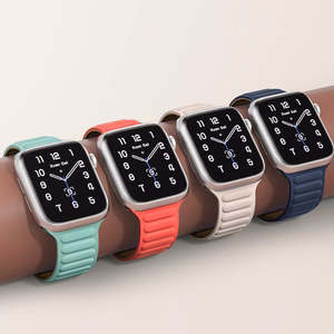Magnetic Strap Magnetinis Dirželis Apyrankė Apple Watch 38/40mm - juoda