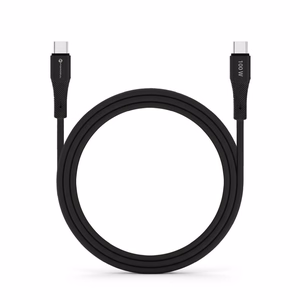 Кабель USB C to USB C Forcell F-Energy QC4.0 PD 5A 100W Silicone 1 m C347 чёрный