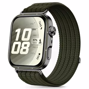 Tech-Protect nailoninis dirželis Huawei Watch Fit 3 / 4 / 4 Pro / 5 / 5 Pro - žalias
