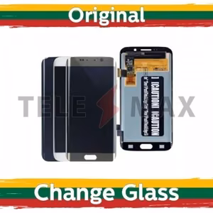 LCD Display Compatible With Samsung G925 S6 Edge Gold (Refurbished: Telemax)