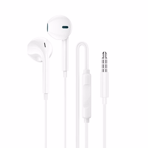 Borofone Earphones BM100 Fuente with microphone white
