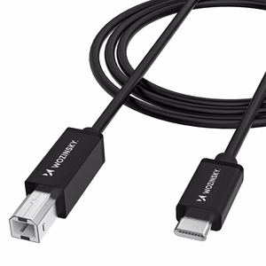 Wozinsky WKDDY1S Кабель USB-B - USB-C 1m - чёрный