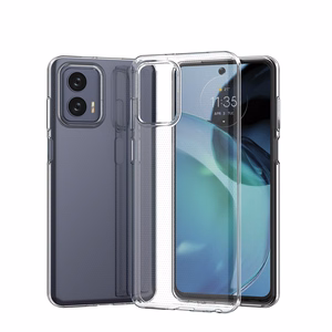 Itin plonas 0.5mm dėklas Motorola Moto G73 5G plonas permatomas dangtelis