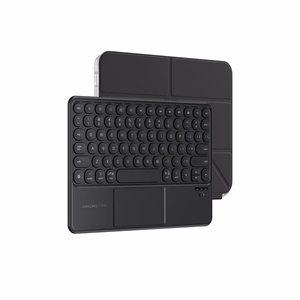 "AmazingThing" minimalus dėklas "Keylite Combo" klaviatūros dėklas "iPad Air M3" 11" - juodas