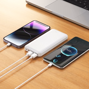 Borofone išorinė baterija 10000mAh BJ78 Clever - 2xUSB - juoda