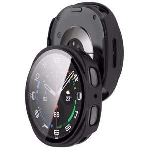 Tech-Protect Defense 2-Pack dėklas, skirtas Samsung Galaxy Watch 40mm – skaidrus ir matinis juodas