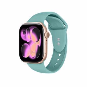 Crong Liquid strap for Apple Watch 38 / 40 / 41 / 42 mm, turquoise