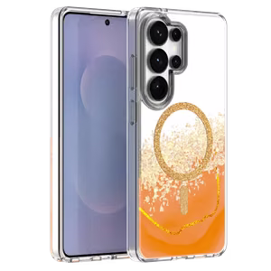 Чехол Epoxy Mag для Samsung Galaxy S26 Ultra оранжевый
