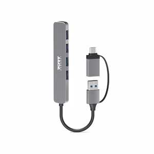 Port Connect 900160 – USB-C / USB-A šakotuvas su keturiais USB-A 3.0 prievadais, 5Gbps