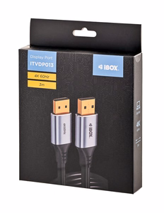 Кабель DisplayPort 4K 60Hz золотой разъём 3m