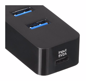 UNITEK Šakotuvas USB-C 4XUSB-A 3.1, aktyvus, 10 W, H1117B