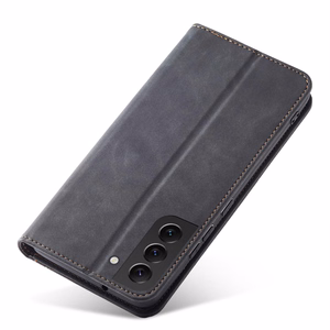 Magnet Fancy Case чехол для Samsung Galaxy S22 + (S22 Plus) кошелёк-чехол с держателем для карт чёрный