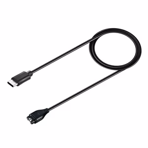 Magnetinis įkroviklis Garmin išmaniesiems laikrodžiams su USB-C - juodas