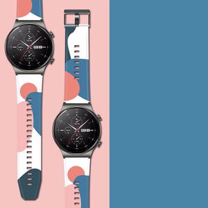 Dirželis Moro Huawei Watch GT2 Pro silikoninis dirželis apyrankė - raštas 11