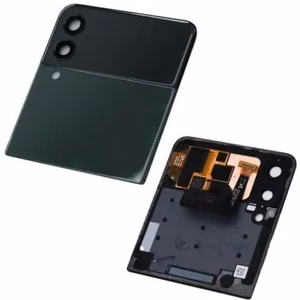 Ekranas Samsung F711 Z Flip3 5G su lietimui jautriu stikliuku ir rėmeliu išorinis (Outer) Black originalus (used Grade C)