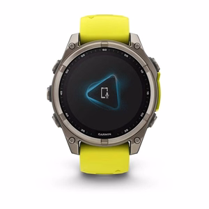 Išmanusis laikrodis Garmin Fenix 8 Sapphire Solar geltonas