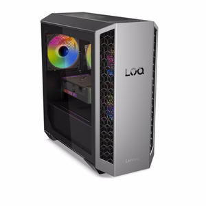 Lenovo LOQ Tower 26ADR10 Ryzen 7 8745HX 32GB DDR5 5200 SSD1TB GeForce RTX 5060 8GB Win11 pilkas / juodas