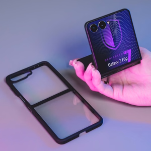 3mk Satin Armor Case+ for Samsung Galaxy Z Flip 7 - Transparent Black