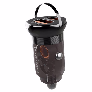 Įkroviklis automobilinis Wozinsky (WCGWCW) (1xUSB 1xUSB-C) 65W juodas