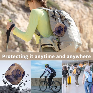 Tech-Protect Lamano deklas AirPods 4 - rudas ir violetinis