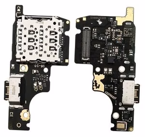 Flex Xiaomi Redmi Note 14 5G/Poco M7 Pro 5G with charging connector and microphone, SIM card contact original (service pack)