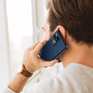 Telefono dėklas Dux Ducis Fino skirtas Xiaomi 12T / 12T Pro mėlynas
