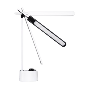 Desk lamp with clock