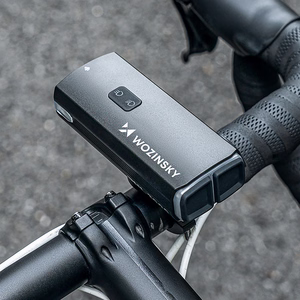 Передний велосипедный фонарь Wozinsky с кабелем USB-C, 3000 лм – чёрный