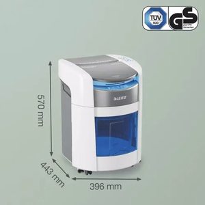 Leitz IQ Optimax AutoFeed 150 80380000 popieriaus smulkintuvas, P4, 150 lapų, 15 l talpos šiukšliadėžė