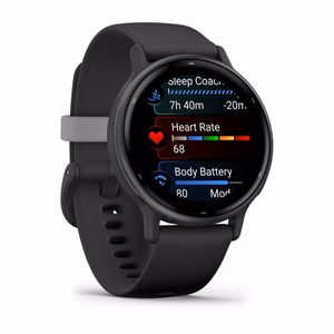 Išmanusis laikrodis Garmin Vivoactive 5 juodas/pilkas 010-02862-10