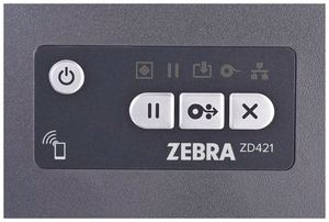 Zebra ZD421D etikečių spausdintuvas Tiesioginis terminis 300 x 300 DPI 102 mm/sec Vielinis ir Bevielis Ethernet LAN jungtis Bluetooth
