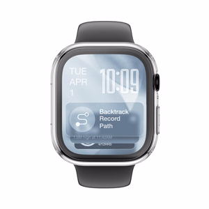 Защитное стекло AmazingThing Radix с чехлом для Apple Watch Series 11 46 мм — прозрачный