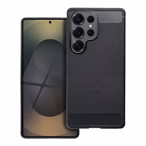 Чехол для Samsung S25 Ultra Carbon чёрный