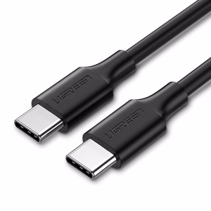 Ugreen US286 кабель USB-C — USB-C PD QC 3A 480Mb/s 2м — чёрный