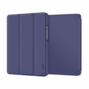 TechProtect SmartCase dėklas Samsung Galaxy Tab A9 / A11 8.7 tamsiai mėlynas