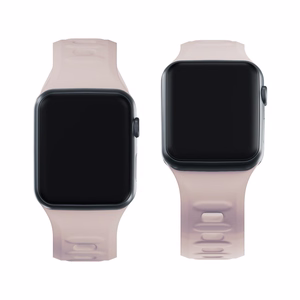 Силиконовый ремешок 3mk для Apple Watch, 38/40/41/42 mm, Latte, малый размер
