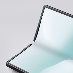 Nillkin Super Frosted Shield Fold Magnetinis dėklas Samsung Galaxy Z Fold 7, MagSafe suderinamas, su S Pen Space - juodas