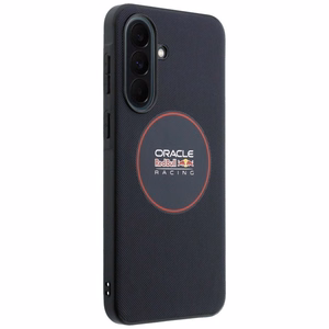 Red Bull dėklas Samsung A37 (Meshed PU Red Ring & Metal Buttons) tamsiai mėlynas
