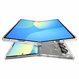 Spigen Tough Armor Pro Mag Magnetinis dėklas telefonui Samsung Galaxy Z Fold 7 - skaidrus ir baltas