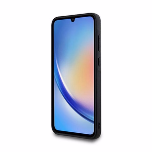 Guess 4G Big Metal Logo dėklas telefonui Samsung Galaxy A35 - rudas
