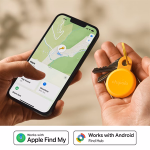 Chipolo LOOP – įkraunamas Bluetooth sekiklis su silikoniniu kilpeliu iOS & Android, Honey