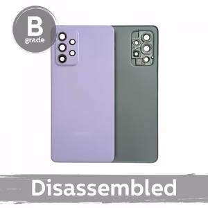 Galinis dangtelis suderinamas su Samsung A528 A52s 5G / Awesome Violet / su kameros objektyvu 100% originalus (9/10 išardytas)