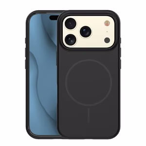 Silicone Thin Mag dėklas iPhone 17 Pro 6,3" juodas