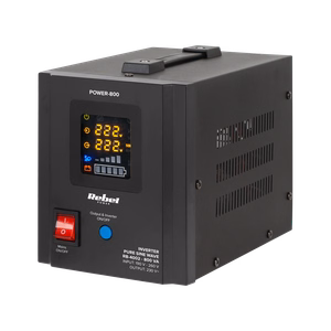Rebel POWER-800 emergency power supply, pure sine wave inverter with charging, 12 V / 230 V, 800 VA / 500 W